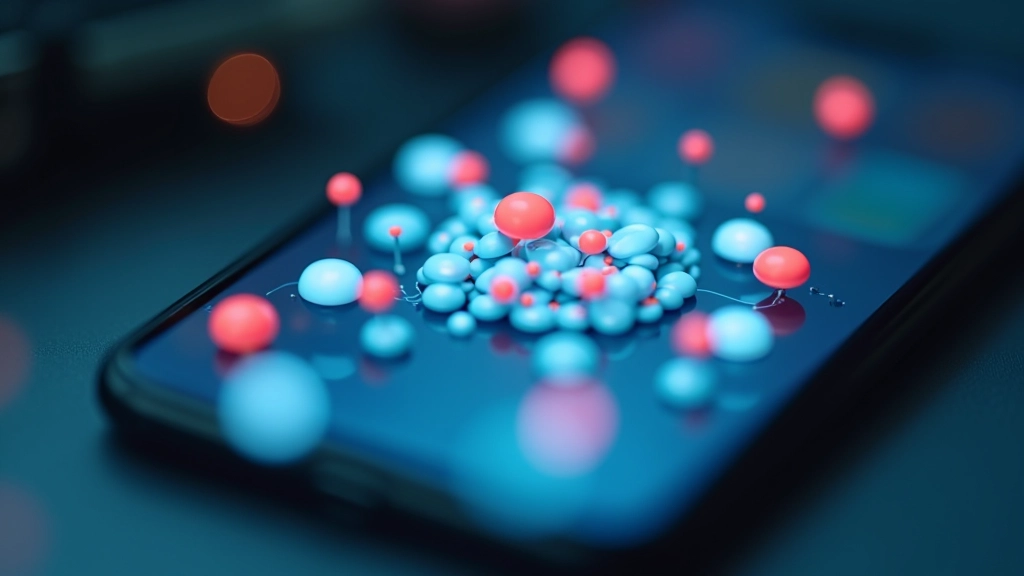 Close-up of smartphone screen showing multiple notification badges and alerts stacked, symbolizing digital distraction and information overload